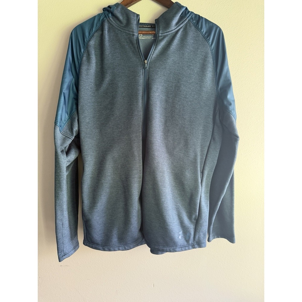 Under Armour Full Zip Hoodie Jacket Adult Large blue